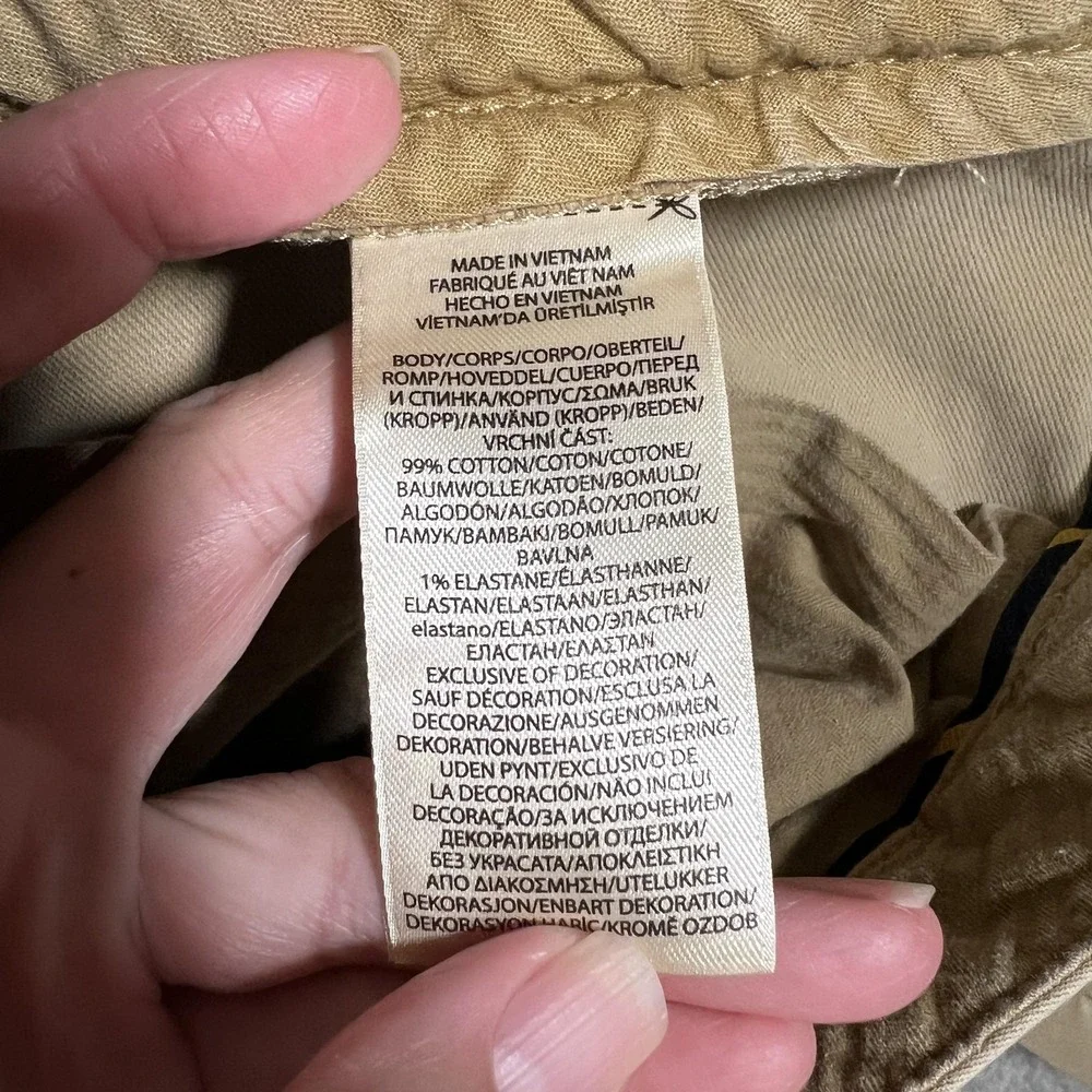 Polo Ralph‎ Lauren Pants Mens 38x32 Khaki Stretch Slim Fit Chino Casual Twill
